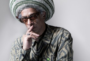 Portrait of Director & DJ Don Letts after performing for The Reality party In Kent on May 2 2015. Photos Ki Price
